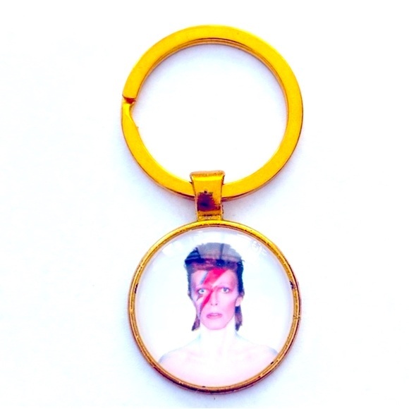 Accessories - David Bowie Retro Keychain, NWT, Handmade